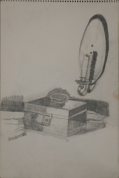 MSB154.jpg,Copyright (c) 2007,2012 by the Estate of Margaret S. Bucher, Elizabeth B. Lucas, executrix. All rights reserved.,contrast enhanced during editing, unsigned and unframed,PENCIL in sketch pad,18x12